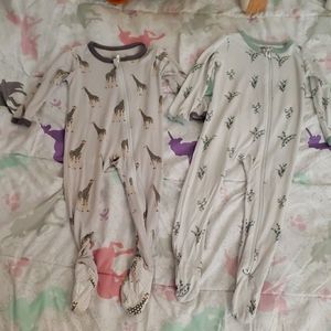 Two kyte pajamas 12-18 months